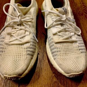 Adidas ultra boost white and grey sneaker